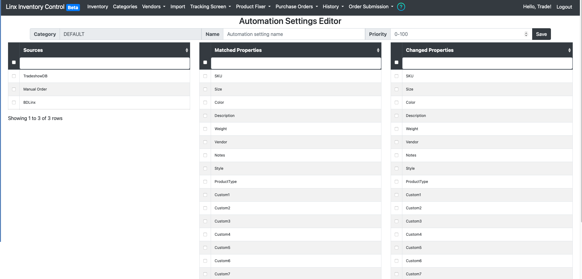 linx product fixer